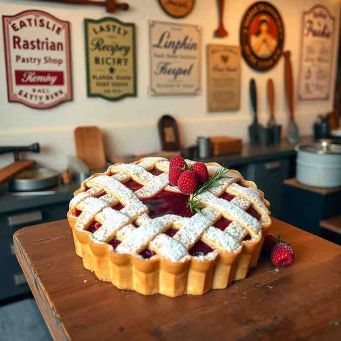 Classic Linzer Torte Recipe Bake Austria's Best Jam Tart